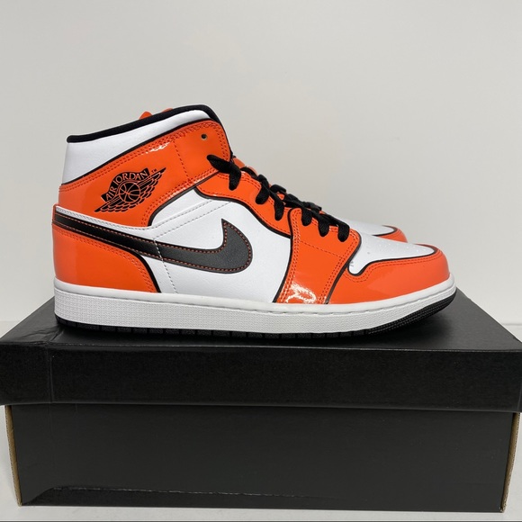 Nike Air Jordan 1 Retro Mid SE Turf Orange NEW - Picture 4 of 7